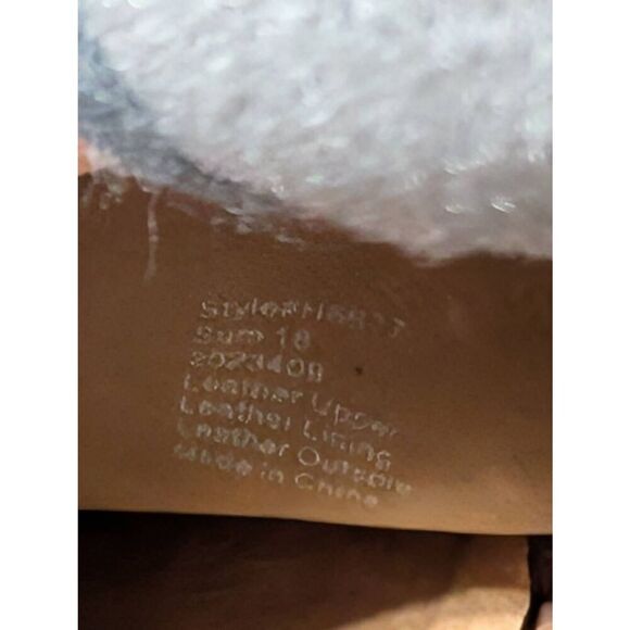 Madewell Brady Women's Brown Leather Block Heel Pointed Toe Shoe Size 7.5 - Picture 7 of 9